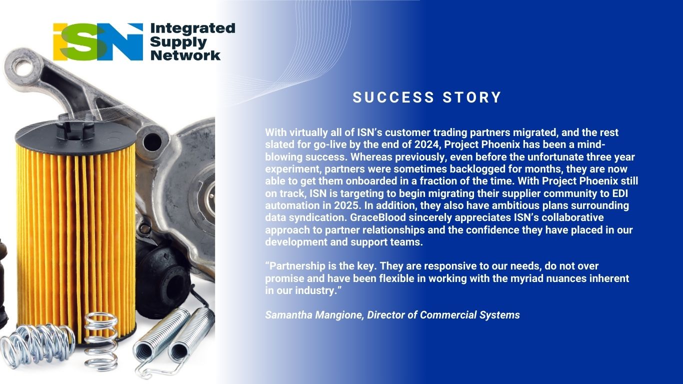 Integrated Supply Network Success Story